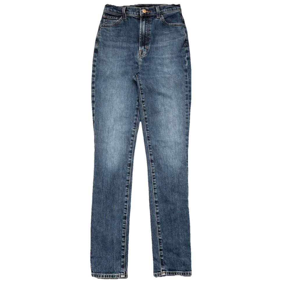 J Brand 1212 Runaway Pacific Skinny Jeans 24 (24x29) Dark Wash Blue Denim Womens